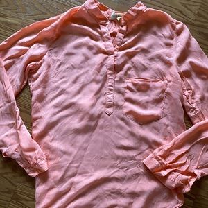 Cloth and stone peach super soft tunic shirt top